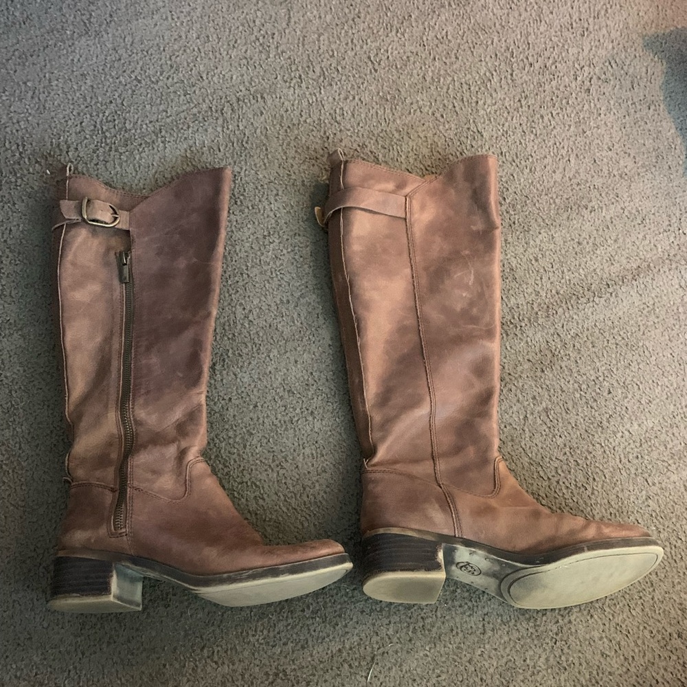 Lucky brand leather boots